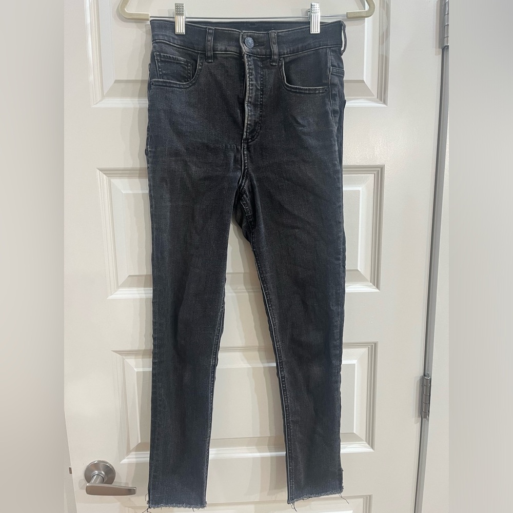 Express Ankle Legging Denim Perfect Stretch Black Jeans